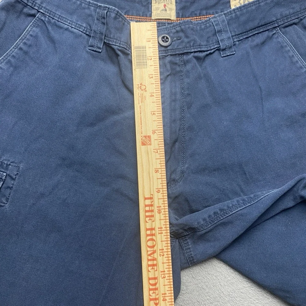 Red Head Brand Co. Shorts Men's 36x10 Utility Cargo Navy Blue